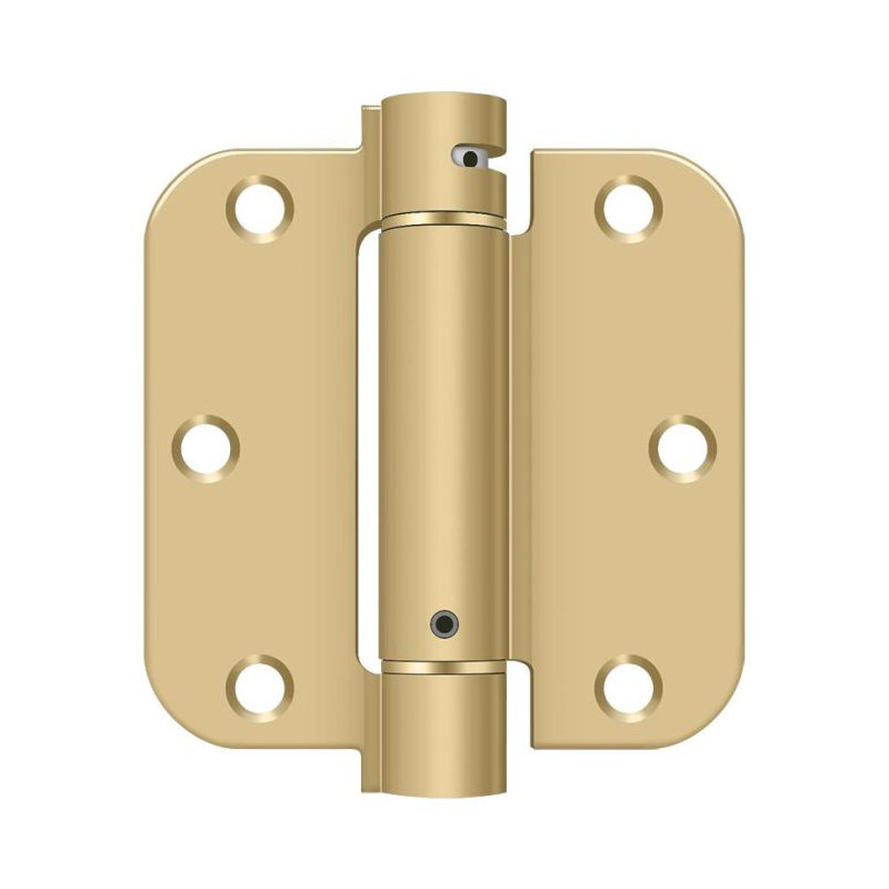 Steel Hinge, PVD Polished Brass