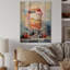 Dessert popart alimentaire sur impression sur bois-2050537081