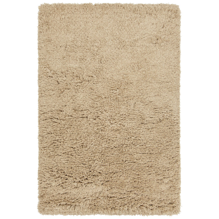 Noely Wool Area Rug in Tan
