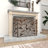 Brinlie 3 Panel Iron Fireplace Screen-72810339
