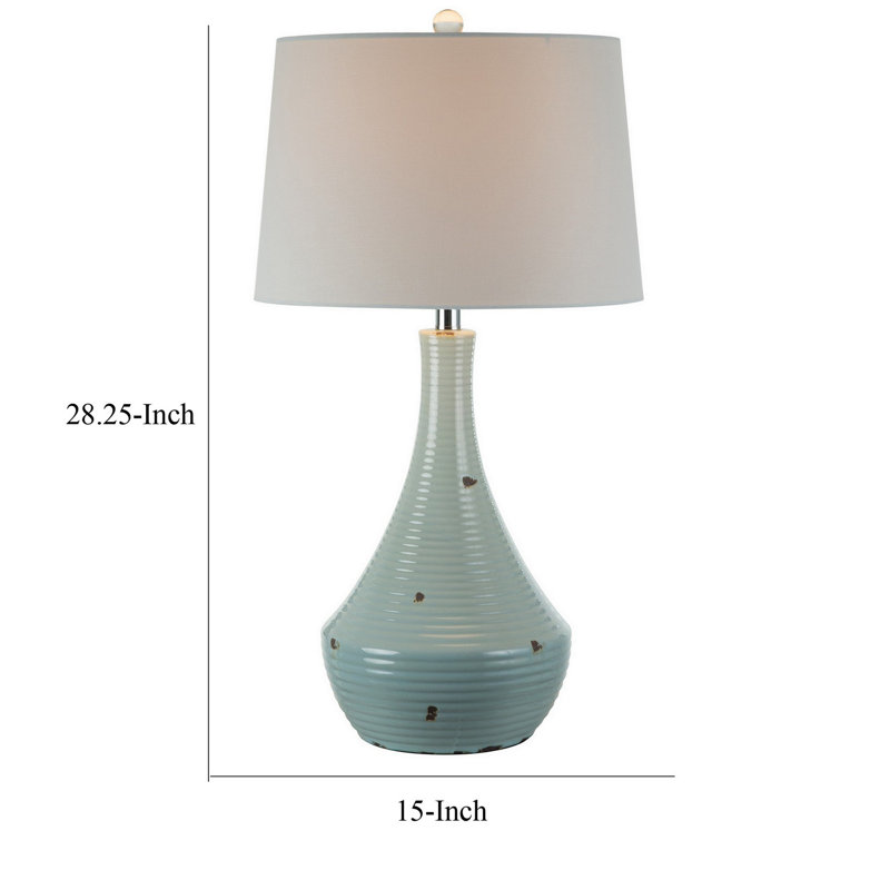 Lampe de table bleue 28,25 po Ayalisse
