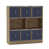 Oak/Navy Blue