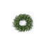 Real Touch B/O Pre-Lit Noble Fir Cedar Christmas Wreath - 24" - Warm White LED