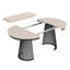 Extendable Metal Base Dining Table-1161070165-1161070153