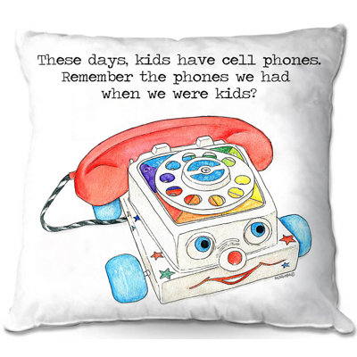  Couch Toys Telephone Square Throw Pillow