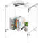 Table de bout ouverte avec rangement Hayler