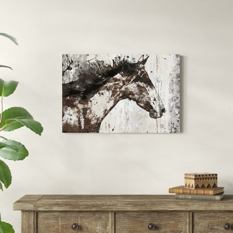 Cheval galaxie I, H 20 po x l 30 po x P 1,25 po