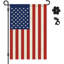 Petit drapeau américain 12 po x 18 po, drapeau américain pour support de jardin, décorations du 4 juillet, drapeau patriotique double face, drapeau américain, mini décorations patriotiques pour la cour, drapeau du 4 juillet