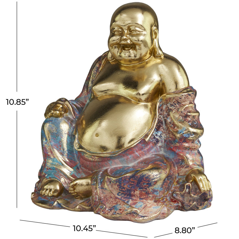 Sculpture Monasha le Bouddha en résine Novogratz