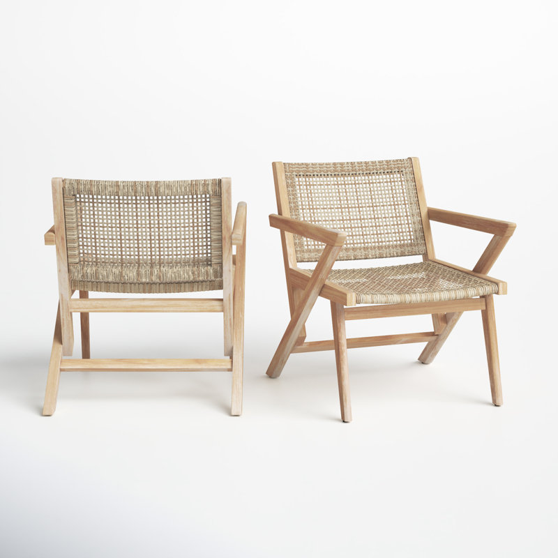 Firenze Acacia Outdoor Lounge Chairs