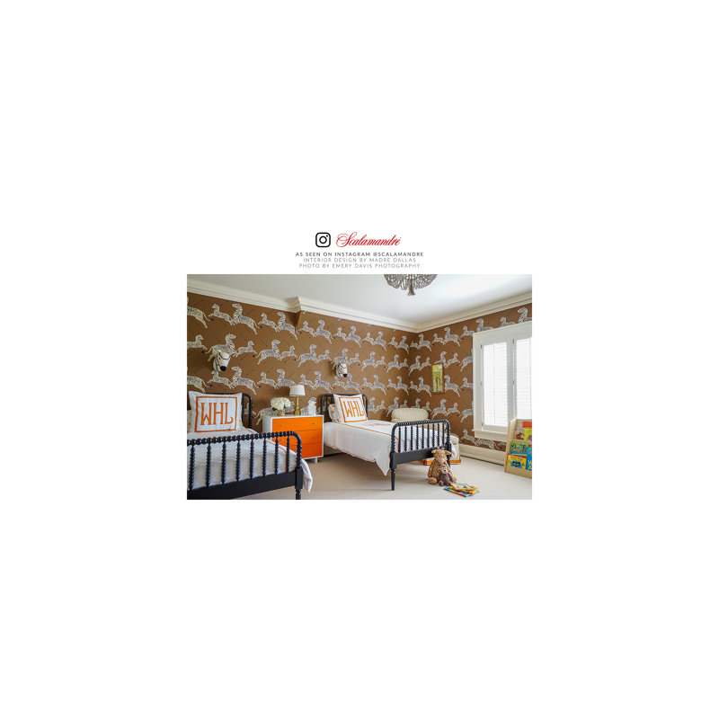 Zebras Animal Print Wallpaper Double Roll, Safari Brown