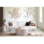 Groovy Drum Coffee Table in White Stone