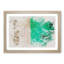 Tiki Beach in the Dominican Republic Watercolour - Picture Frame Graphic Art-62806692-62806695