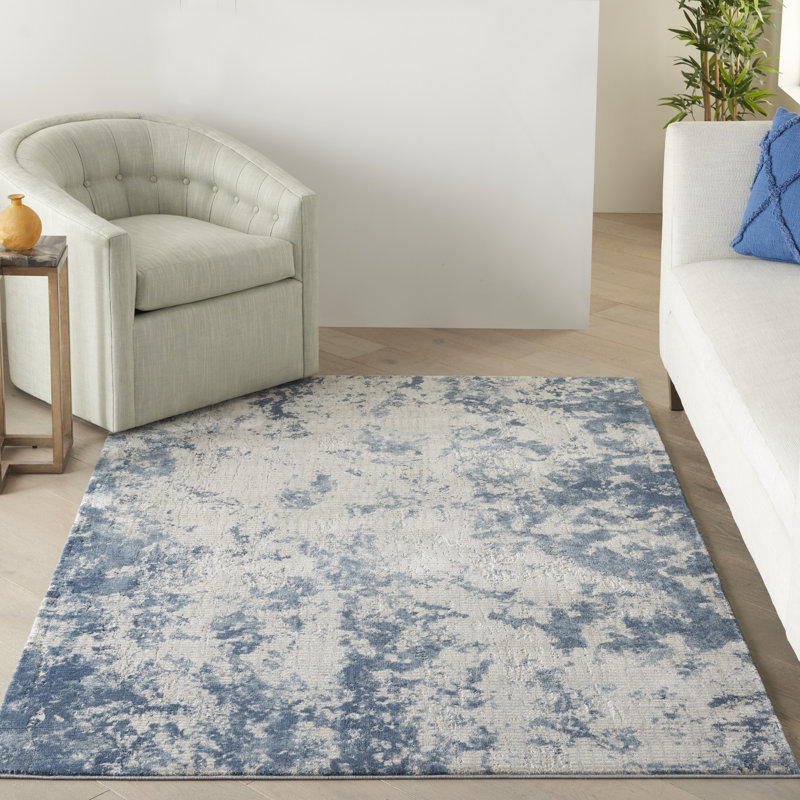 Tapis gris Modern, Rectangle 3 pi 11 po x 5 pi 11 po