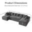 Canapé modulaire surdimensionné avec coussins Adame Boneless Compression-445087028-459245872-459245882