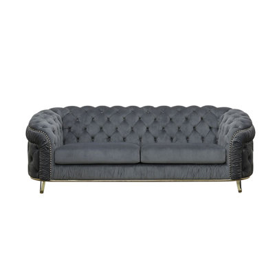 Ilidio Round Arm Sofa