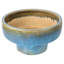 Elevated Earthenware Decorative Bowl