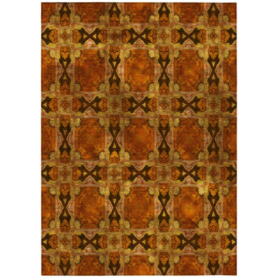 Edington Geometric Indoor / Outdoor Rug