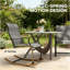 Ensemble de 2 chaises de patio pour l'extérieur