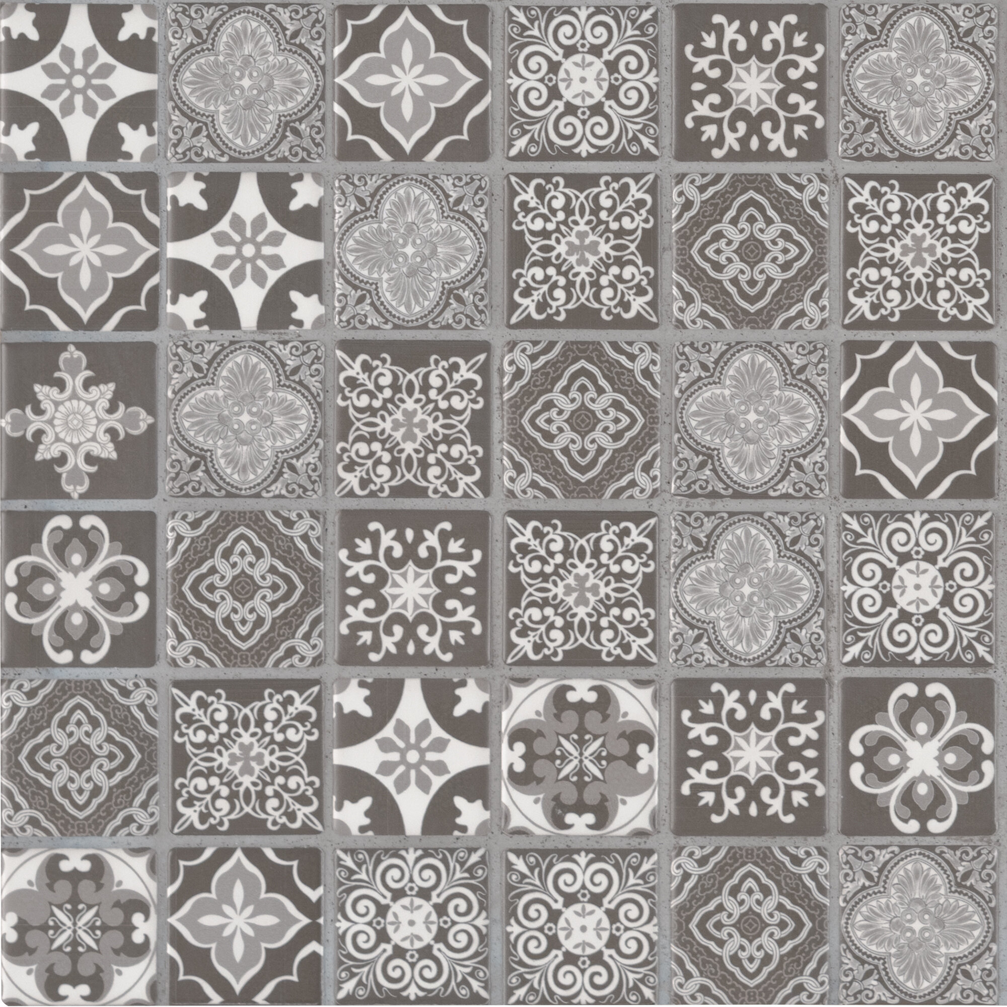 Graphic Tile Mosaic Square 70 S00 - Women - Accessories