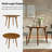 Germa Mid-Century Modern 45" Round Dining Table with Solid Wood Legs-372850188
