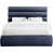 Navy Chenille Fabric