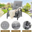 Fauteuil de patio inclinable avec coussins lausannois-652763339