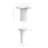 Elowen Outdoor Side Table In White