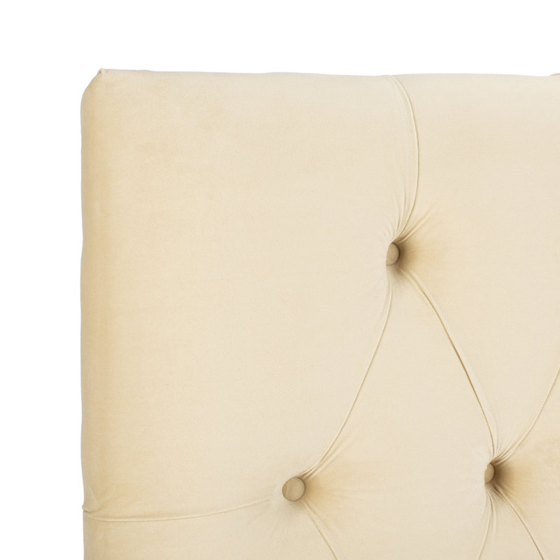Nicastro Upholstered Panel Headboard, Polyester Buckwheat, King