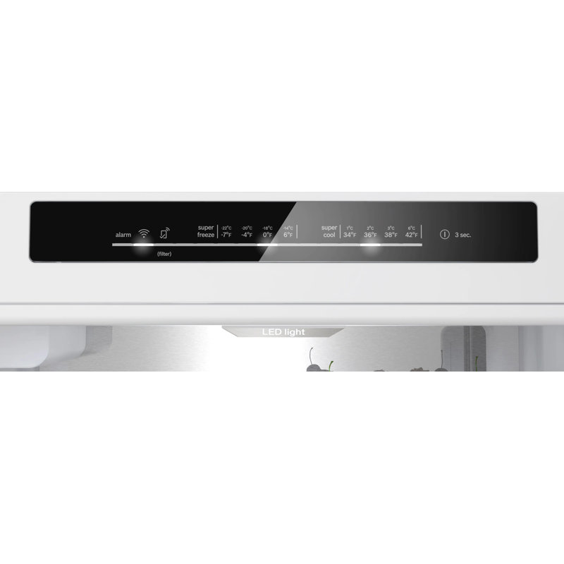 Free-Standing Fridge-Freezer, White