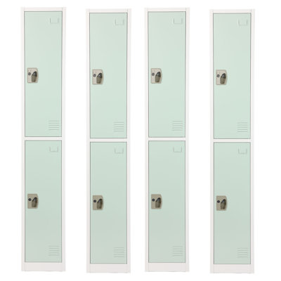 12'' Wide Steel 2-Tier School and Gym Locker