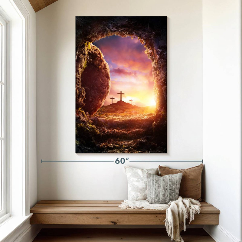 Calvary Hill Tomb, 51" H x 34" W