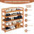 20 Pair Solid Wood Shoe Rack