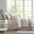 Elegant 8-piece Blush Bedding Set, Hypoallergenic Polyester Comforter With Decorative Pillows