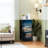 4 Drawer Dresser for Bedroom, Narrow Chest of Drawers, Wooden Top and Study Iron Frame 18"x37.5"-(WxH)