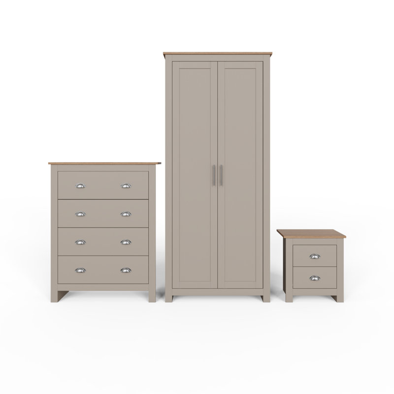Kenneth Piece Bedroom Set, Grey