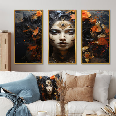 Hinduism Kalis Power - Hinduism Canvas Art Set