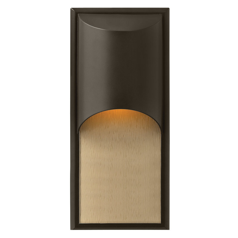 Cascade Outdoor Flush Mount, Satin Black, MED