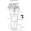 Aaliyah Self-Watering Pot Planter