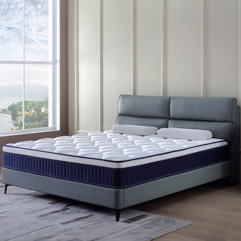 10" Plush Comfort Memory Foam Pocket Spring Hybrid Mattress In A Box With Certipur-Certified Memory Foam, Queen
