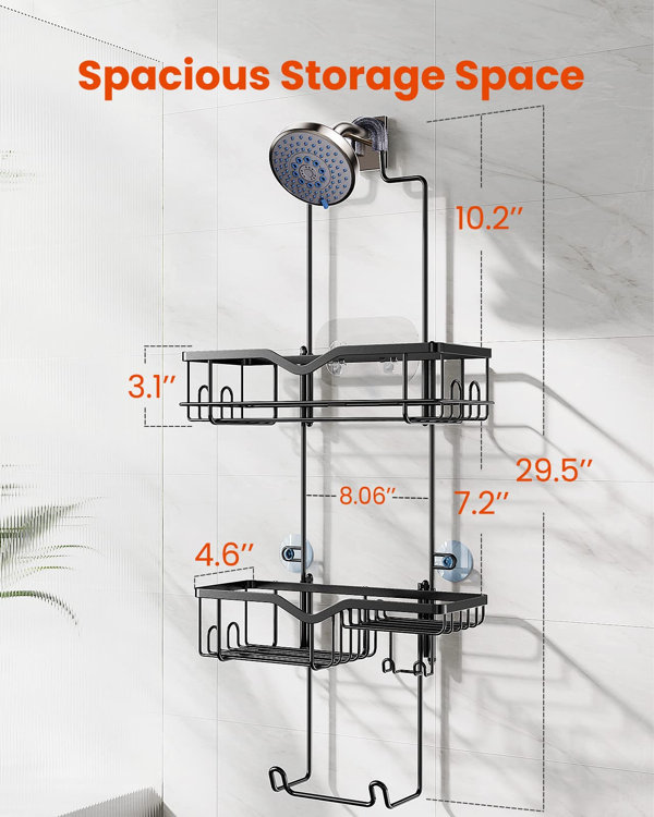 Rebrilliant Mayely Stainless Steel Shower Caddy