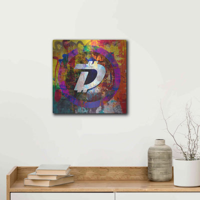 " Dgb Digibyte Crypto In Color " by Valentyn Artemenko