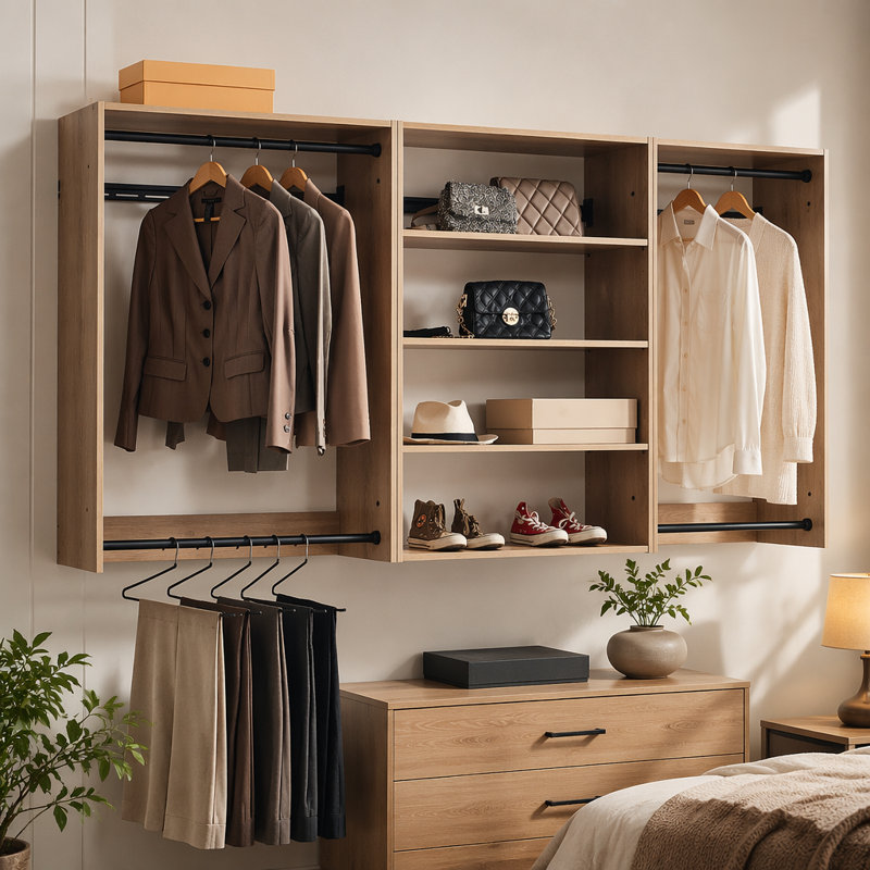 Système de placard en bois Devi