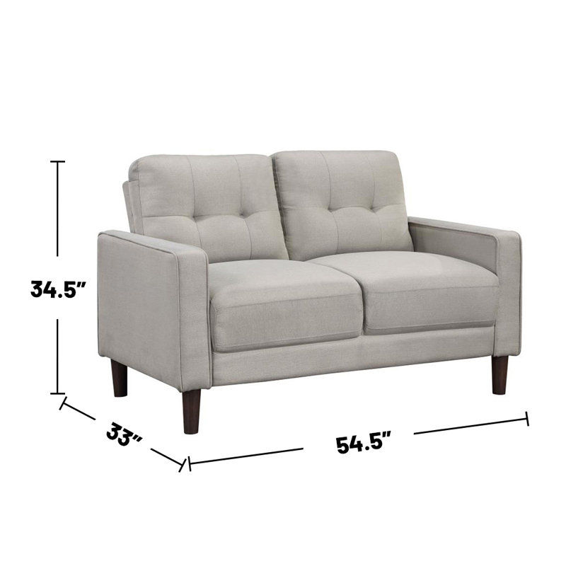 Jomaira Upholstered 54.5 " Loveseat