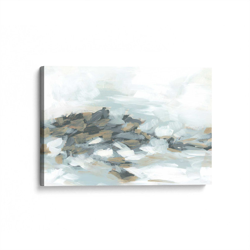 «Clouded Breakers I» par June Erica Vess, reproduction d'art sur toile, H 36 po x l 48 po, Toile tendue, Ne s’applique pas