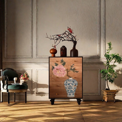 Armoire de rangement spacieuse avec 5 tiroirs