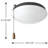 2 - Light Universal Ceiling Fan Bowl Light Kit-26210102