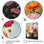 Zinnias Romantic Impression, reproduction d'art sur toile-2109000281-2109000282
