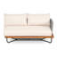 Outdoor 5 Seaters Acacia Wood And Rope Woven Paito Conversation Set, Beige