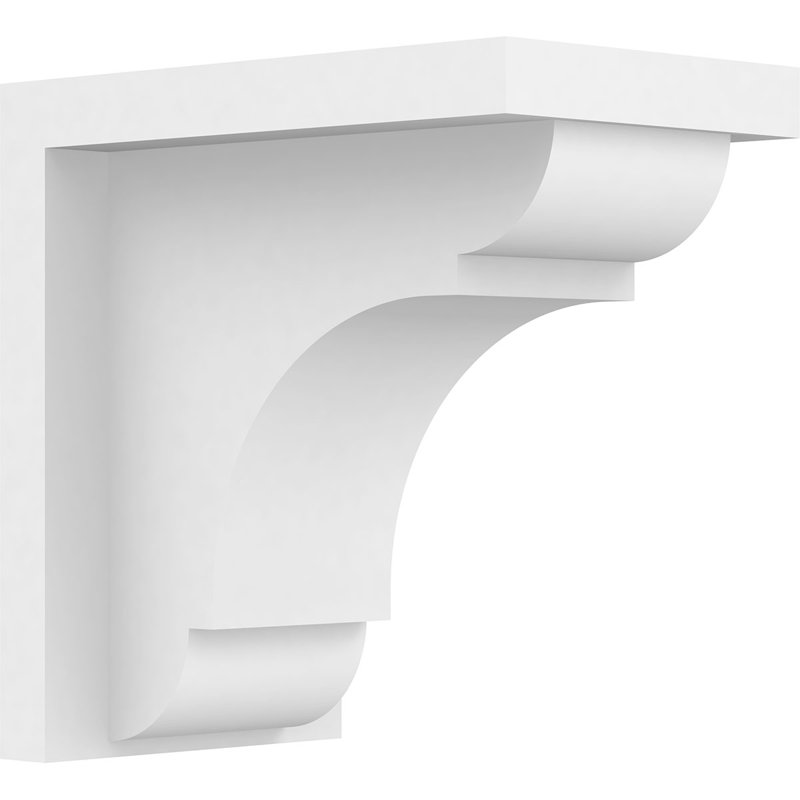 Support standard en PVC de qualité architecturale Bryant, H 8 po x l 5 po x p 8 po